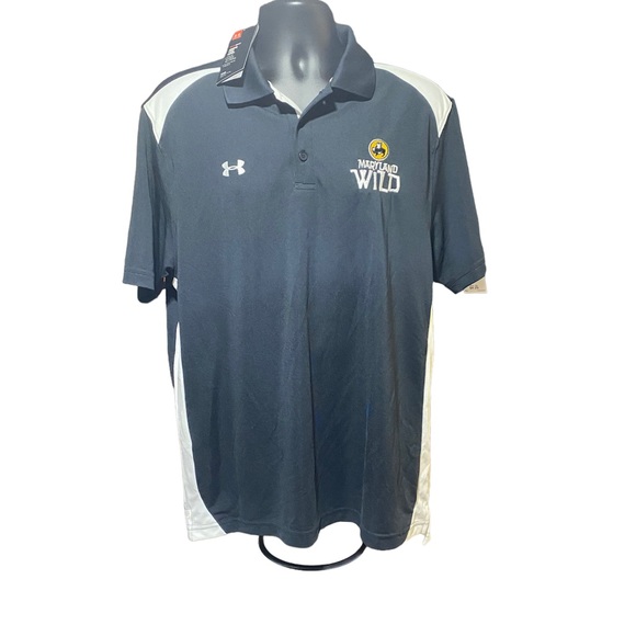 Under Armour Other - Brand new Under Amour LG loose heat gear black polo.